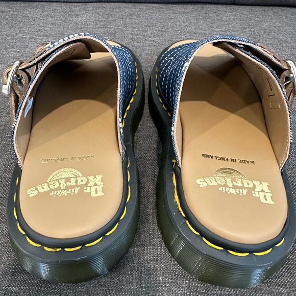 Dr. Martens Dayne Pinstripe Dot Slide Made in England. Brand new in box. - Picture 3 of 5